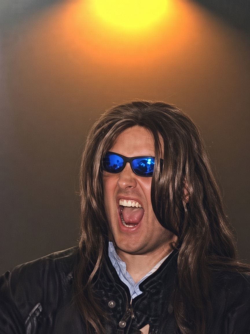 Joey Van Dundro kickin' it in concert