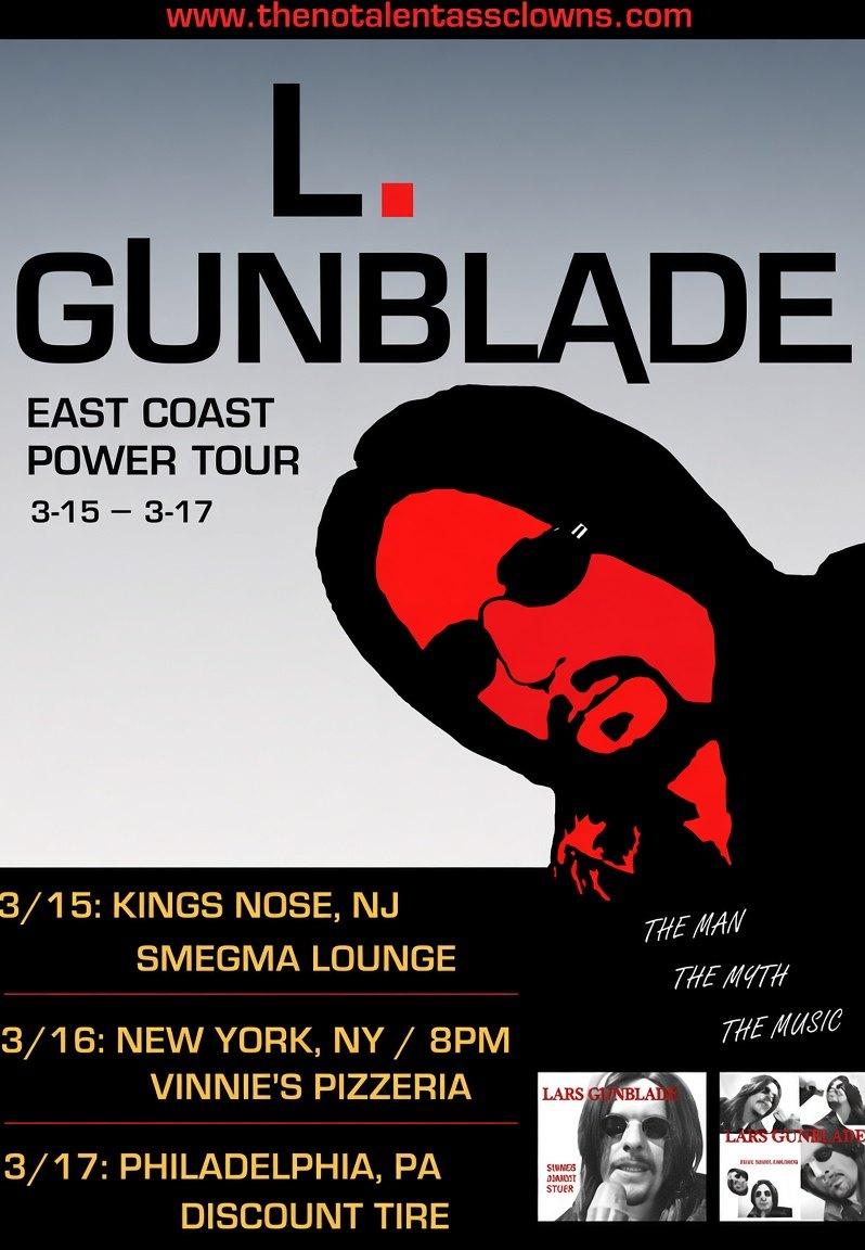 Lars Gunblade Announces Quickie Solo Tour