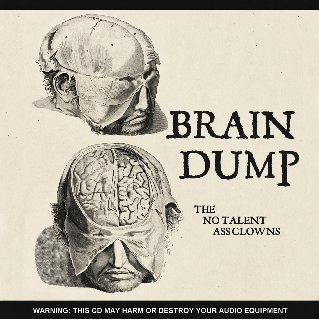 Brain Dump CD Brain Dump CD by The No Talent Ass Clowns