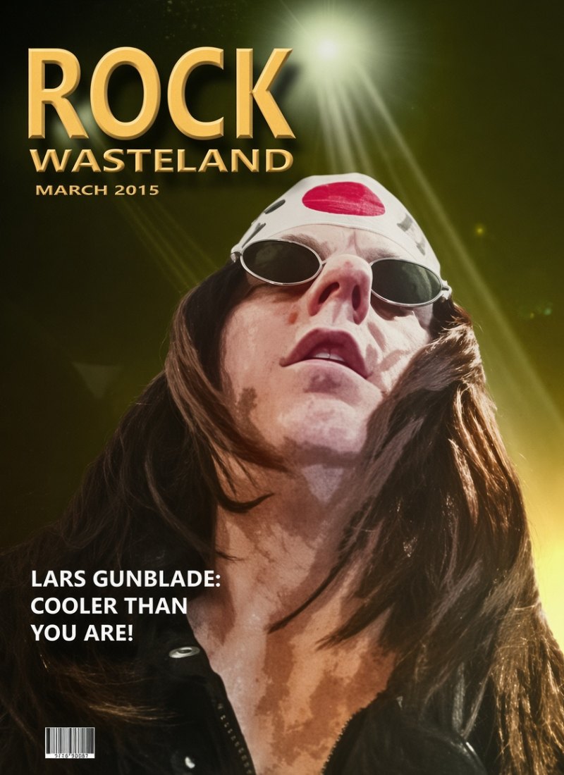 Lars Gunblade Explodes in Rock Wasteland Interview Rock Wasteland Magazine