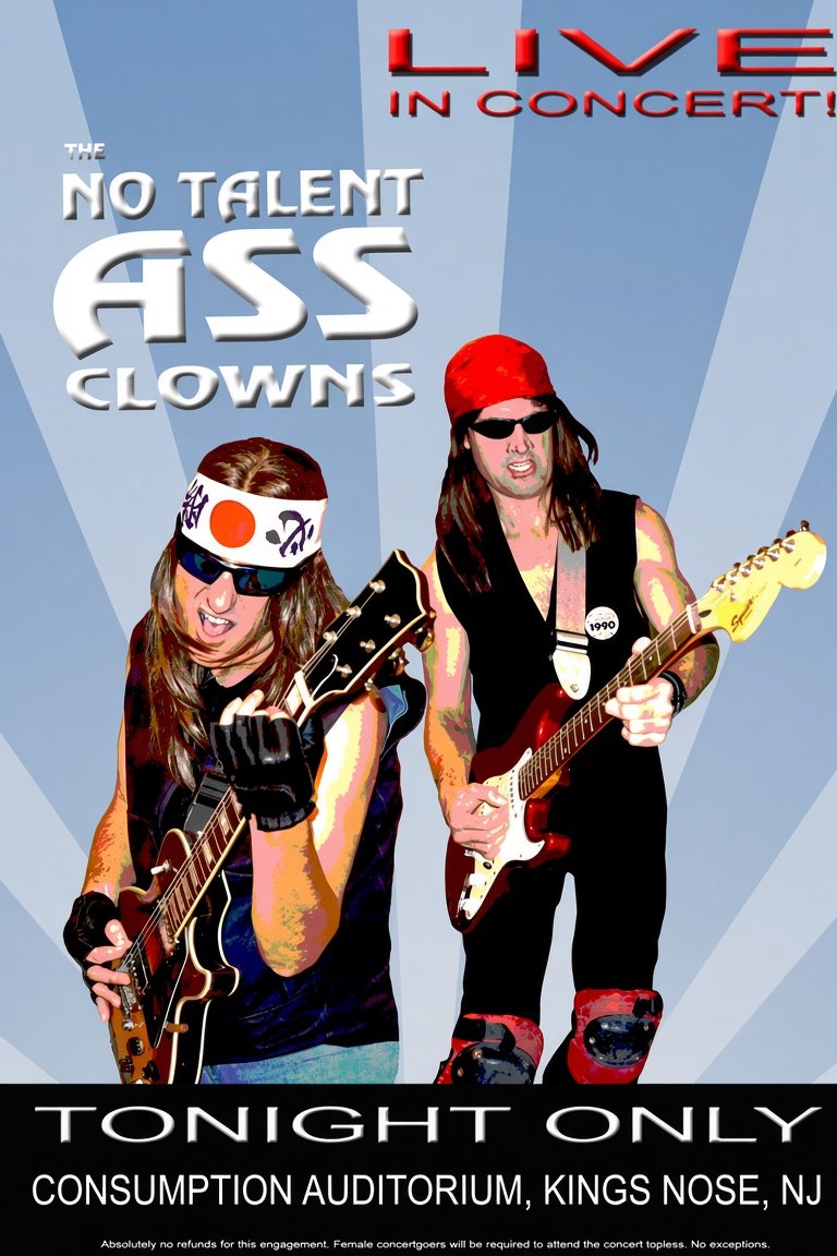 No Talent Ass Clowns Kings Nose Concert Poster